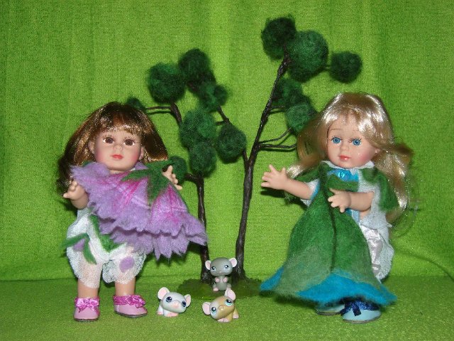 Сказка о цветочных феях — Одежда и обувь для кукол своими руками: фото