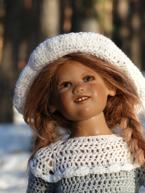 Вязаные платья для Пиппы — Одежда и обувь для кукол своими руками: фото