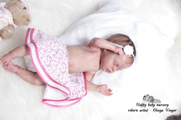 Моя принцесса Крошечка-Кокошечка. Кукла реборн Олеси Венгер