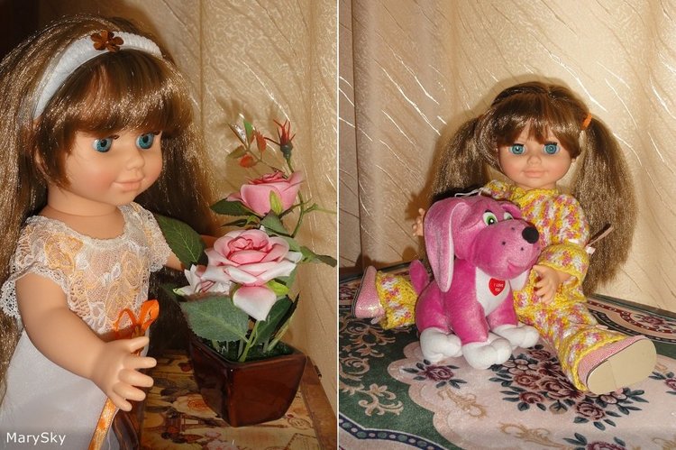 Наши Аннушки от фабрики "Весна". Сравнение с Gotz, Paola Reina, American Girl и фейсинками (фото 8)