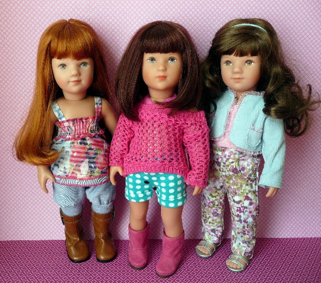 Игровые куклы К.Крузе Helena, Laura, Kiki, Julie и Мари Крузе