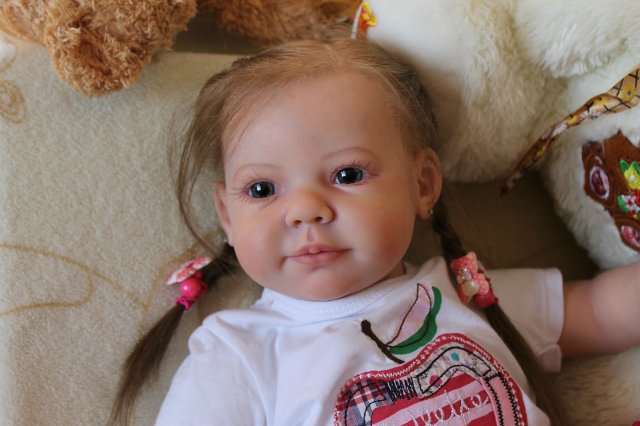 Моя милая Мариночка! Малышка реборн из молда Camille