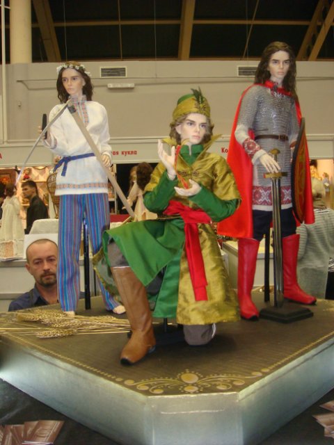 Ещё картинки с выставки... XI Международный Салон кукол на Тишинке в Москве 2015. Фото