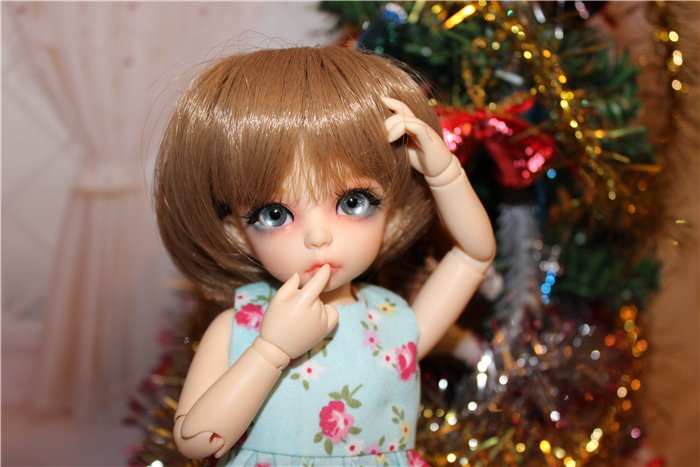 Поздравление с Новым Годом от Маняши. Кукла БЖД Литлфи Анте (фото 9)