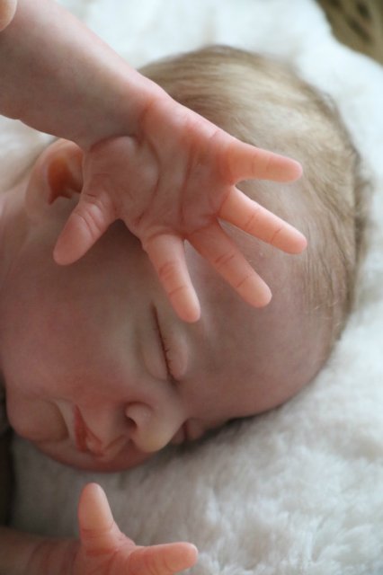 Спящая малышка Рози 2. Куколка реборн Виктории Вишни