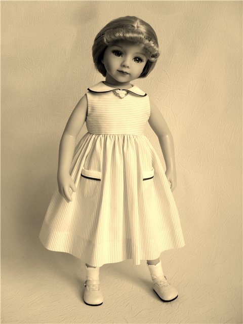 "Кто может быть тебя прелестней?!" Джейми и платье "Голубка". Куклы Maru & friends