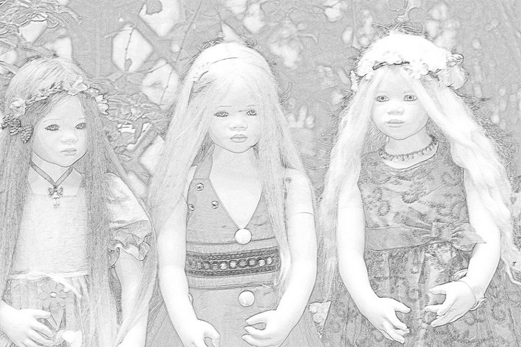 Солнечный денек в саду. Часть вторая - три подружки