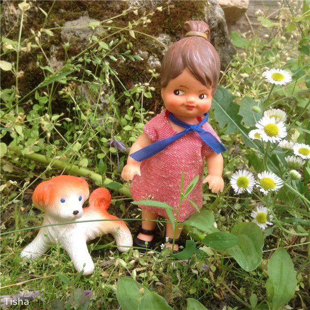 Мои куклы и пупсики ГДР, часть 2, прогулка в саду