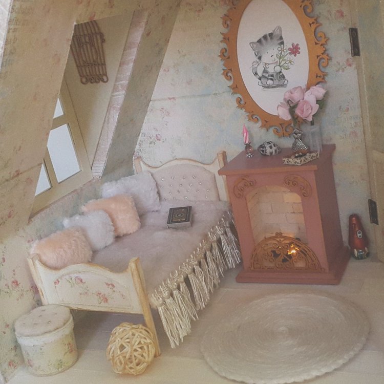 Девичья шкатулка-румбокс для кукол - Уютный чердачОК