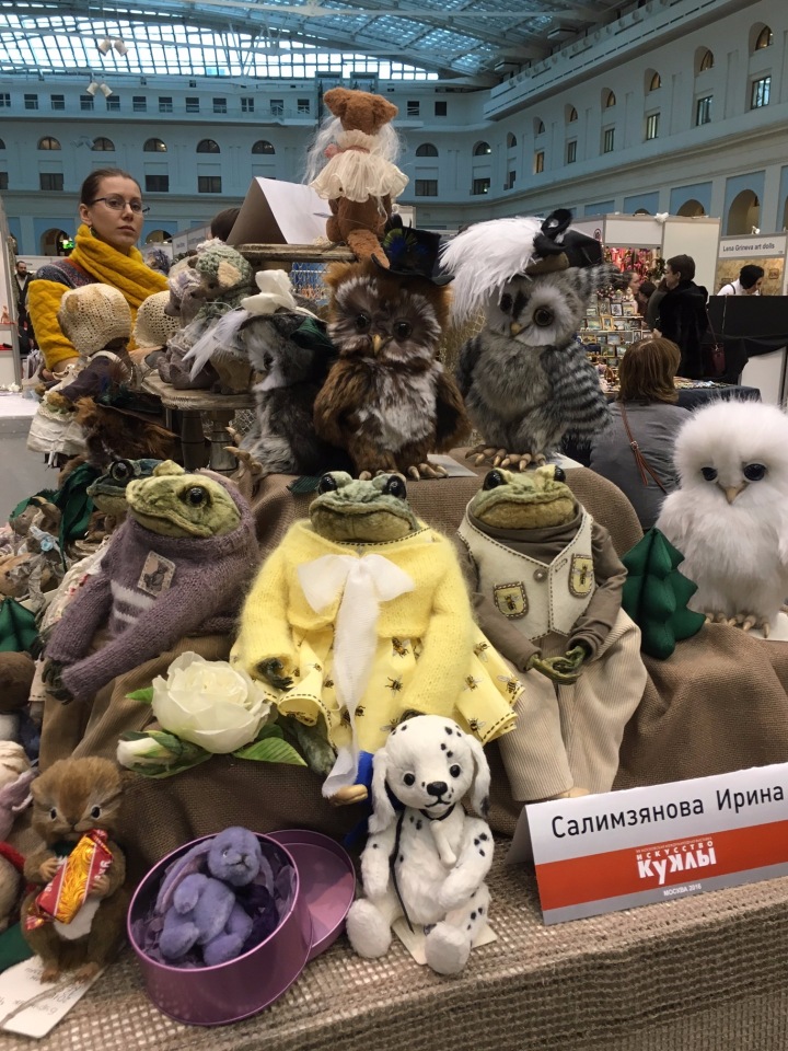 Москва "Гостиный двор" 2016 - Международная выставка "Искусство куклы" - мой взгляд