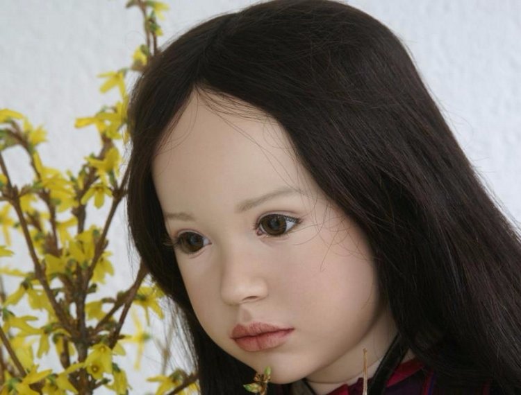 Процесс создания фарфоровых кукол - Джинн Гросс (Jeanne Gross). Часть восьмая - Национальный костюм