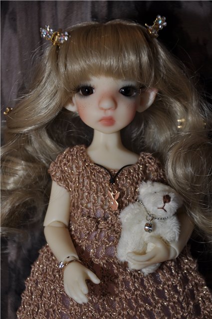 "Говорят под Новый год, что не пожелается..." - пятый тиник от Kaye Wiggs Millie fairskin у нас дома (фото 5)