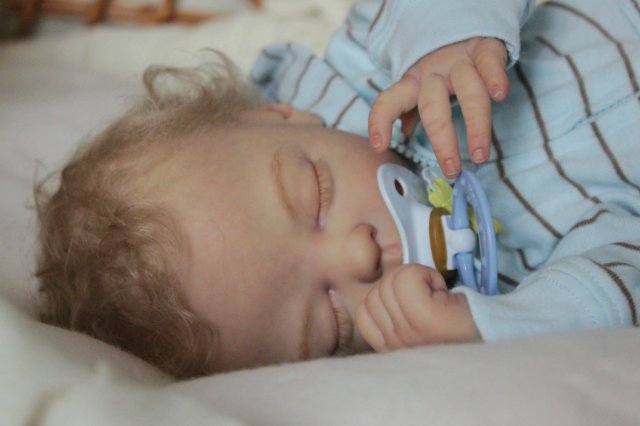 Мальчик одуванчик... Куколка реборн Вишни Виктории