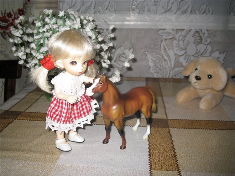 Маленькая дачница Элис. Кукла БЖД Пукифи Анте