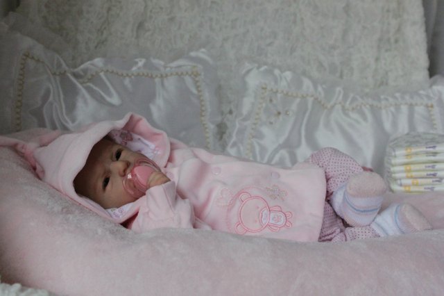 Мой слааадкий ангел! Девочка реборн Виктории Вишни