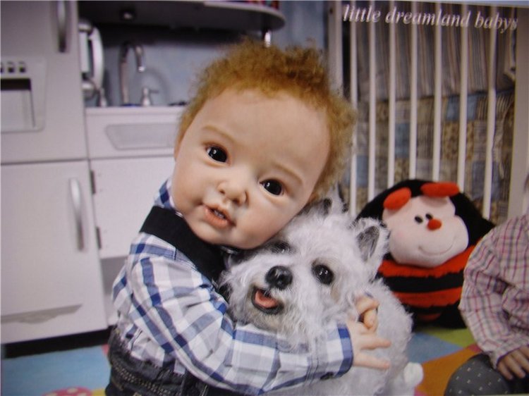 Увидела симпатичного мальчишку. Reborn Prototype Toddler, sculpt Adrie Stoete (фото 4)