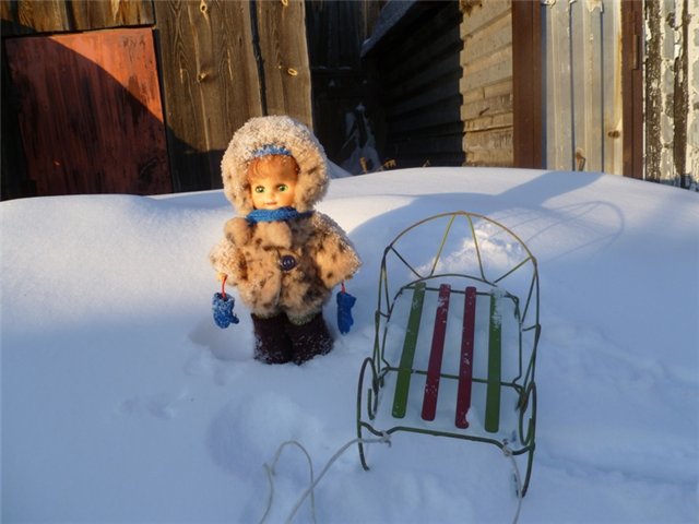 Димкина прогулка — Советские винтажные куклы (СССР): Ленигрушка