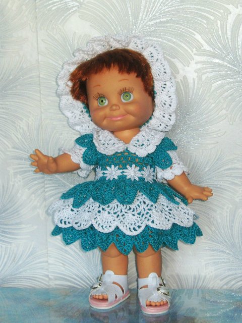 Новая коллекция летних вязаных нарядов для фейсинок, готциков, паолок под названием "Ромашки"