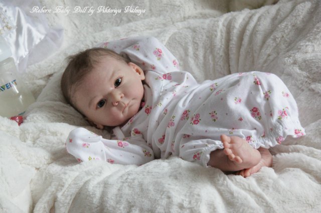 Моя малышка из нового молда Matis от Gudrun Legler. Куколка реборн Виктории Вишни
