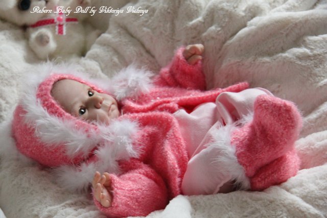 Моя малышка из нового молда Matis от Gudrun Legler. Куколка реборн Виктории Вишни