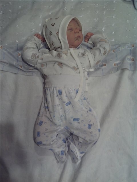 Маленький малыш реборн Андрейка, молд Жульен