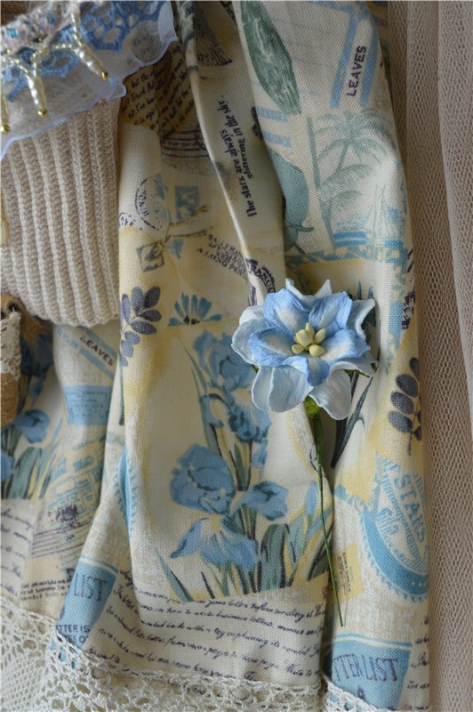 Цветы и письма аутфит — Одежда и обувь для кукол своими руками: фото (фото 6)