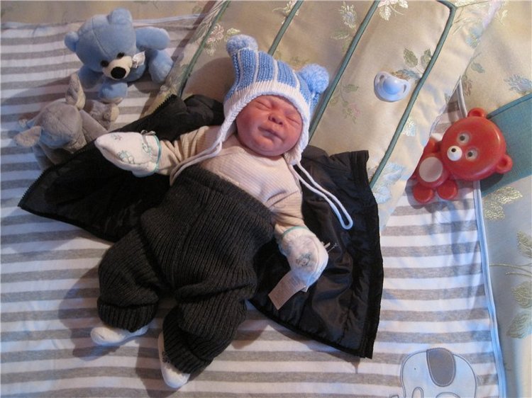 Колыбельная для малыша.Кукла реборн Тимурчик Ольги Астаповской