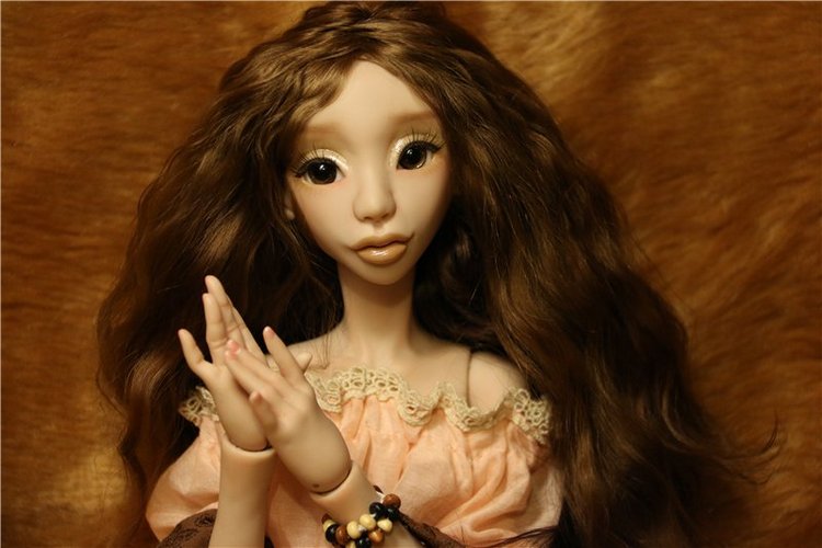 Новые фото авторской куклы брюнетки | Бэйбики Новые фото авторской куклы брюнетки