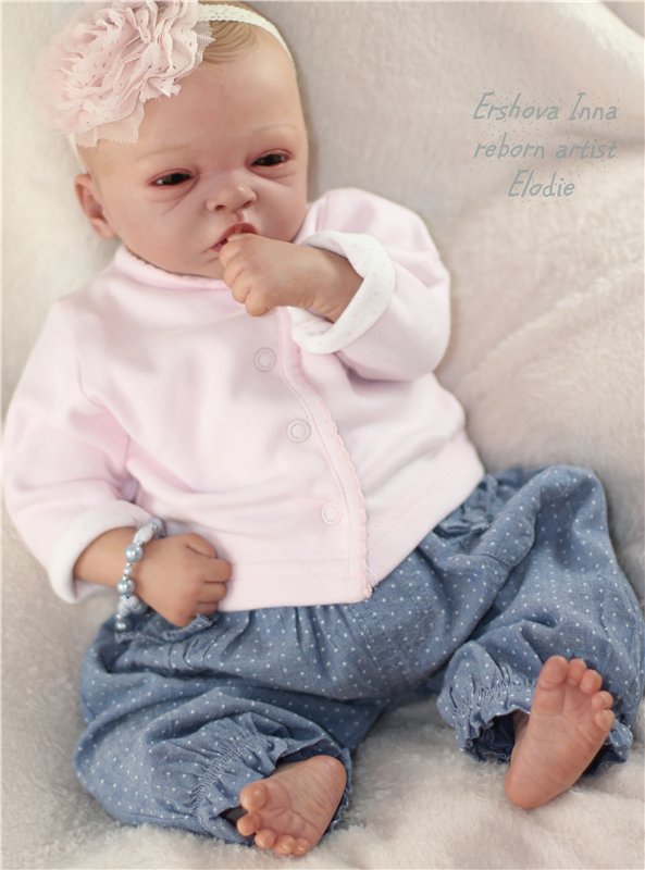 Кукла реборн Инны Ершовой Элоди. Reborn Elodie by Evelina Wosnjuk (фото 8)