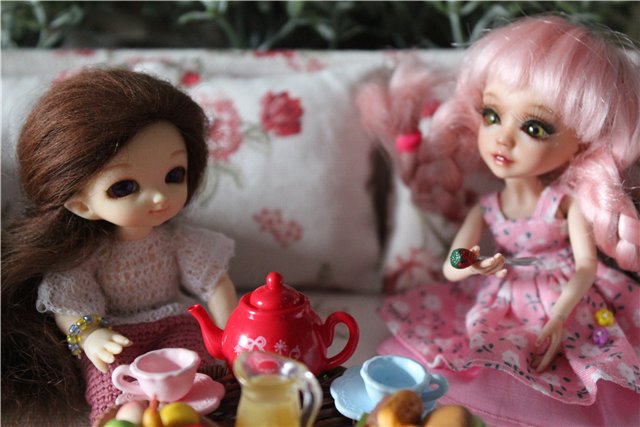 Чаепитие у Розочки — Куклы Fairyland (ФэйриЛэнд): BJD (БЖД) (фото 7)