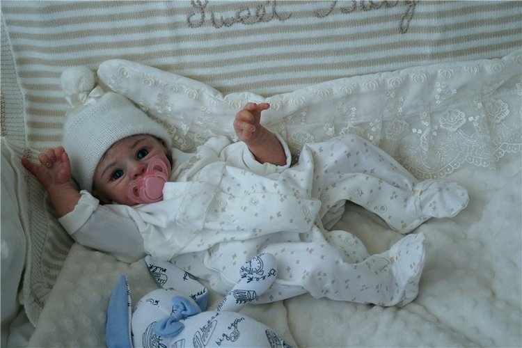 Еще одна улыбашка. Кукла реборн Наталии Коноваловой