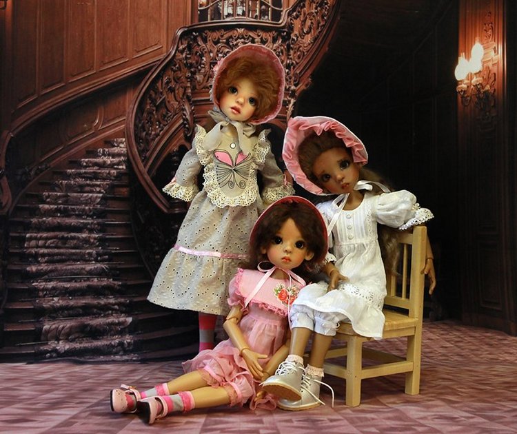 Тёплым весенним вечером | Бэйбики Тёплым весенним вечером — Куклы Kaye Wiggs (Кайе Виггс): авторские BJD (БЖД) (фото 5)