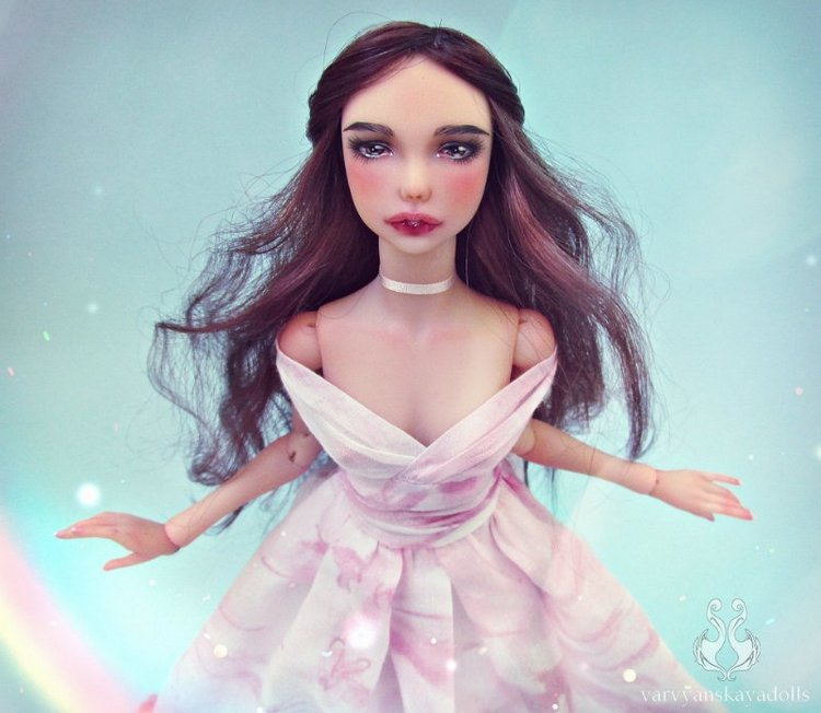 Авторская шарнирная кукла, Жасмин (фото 4)