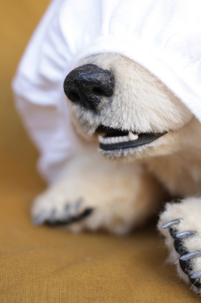 Нолан полярный медвежонок. Авторские игрушки ручной работы Татьяны Матляк