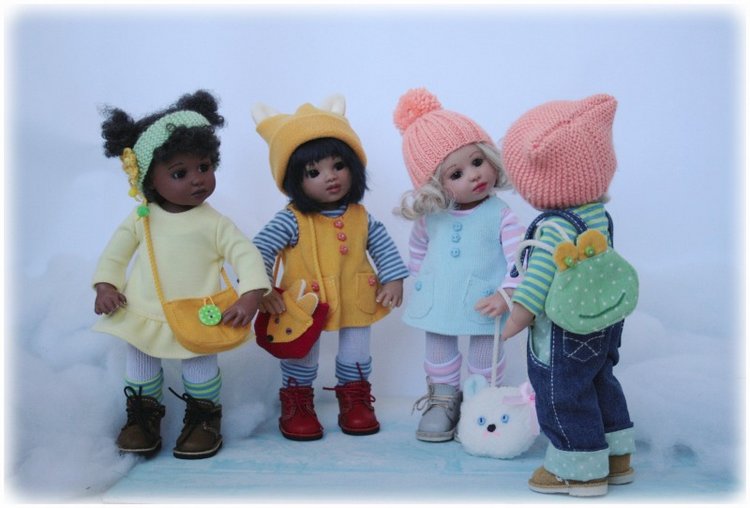 Коллекция одежды для куколок Gabriele Müller, Часть 3 - Зима-Осень