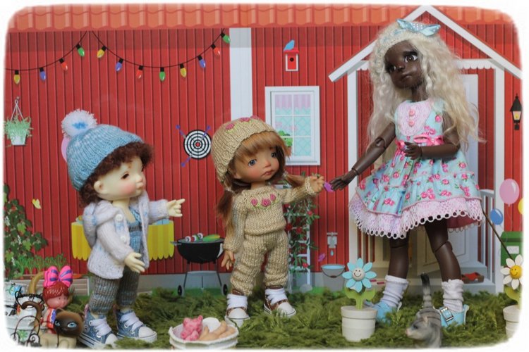 Весёлая прогулка,фантазёры Иночка и Дрюша и их друзья (фото 7)