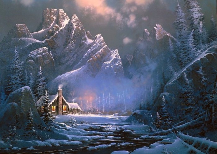 С Наступающим 2017 Новым Годом! ЗИМНЯЯ СКАЗКА. ХУДОЖНИК TED BLAYLOCK (фото 6)