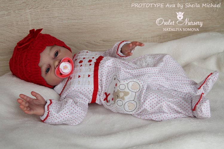 Сильвия - мой прототип Ava от скульптора Sheila Michael. Кукла реборн Наталии Сомовой