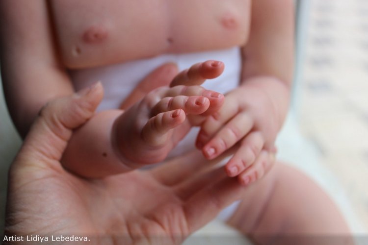 Кукла реборн Алиса, молд Изабелла (фото 7)