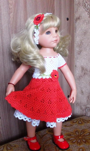 Новые наряды для Готц и платьице для куклы детства (фото 2)