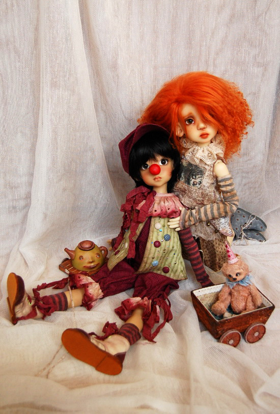 Здравствуй, клоун — Куклы Kaye Wiggs (Кайе Виггс): авторские BJD (БЖД) (фото 6)