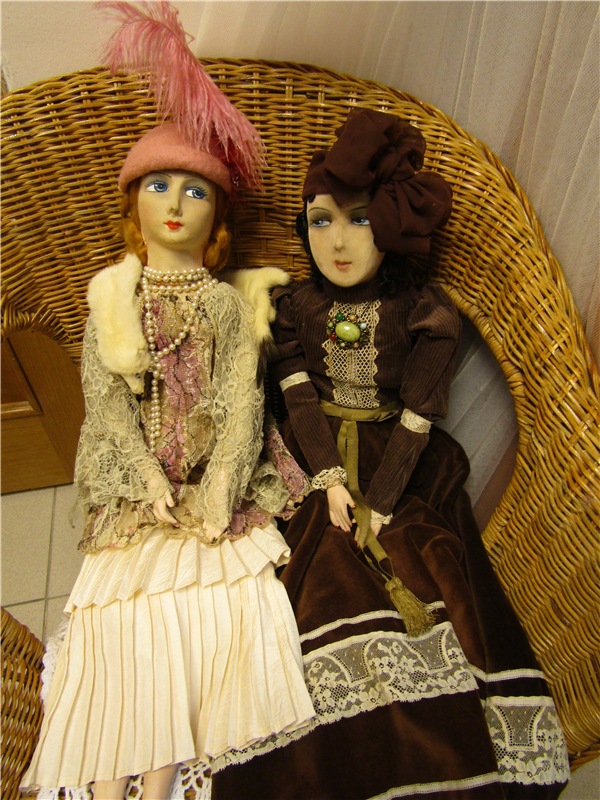 Великолепная четверка — Редкие антикварные куклы и реплики: воск