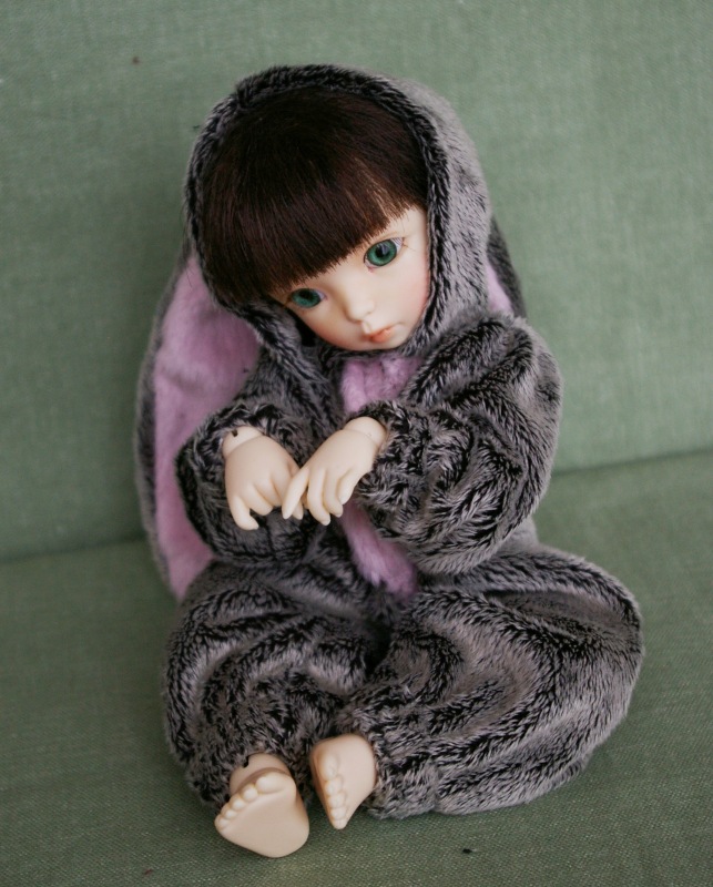 "Трусишка зайка серенький" или новый костюмчик для BJD Littlefee (фото 2)
