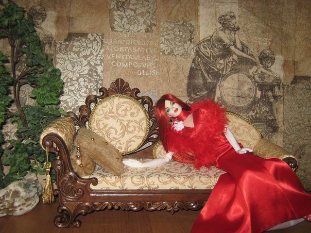 Кушетка для куклы масштаб 1/4 (фото 2)