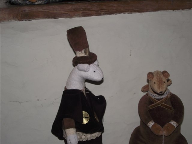 Мишки в музее кукол в Таллинне