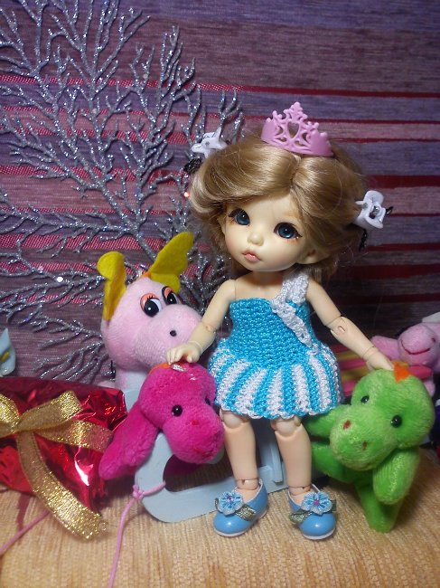Манюнькины Рождественские подарочки. BJD PukiFee Ante (фото 8)