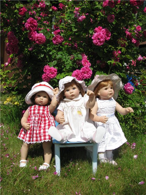 Мои лапушки на даче. Девчонки Мидлтошки на отдыхе