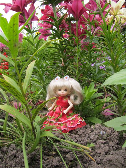 Дюймовочка. Мэгги в саду | Бэйбики Дюймовочка. Мэгги в саду — Куклы Fairyland (ФэйриЛэнд): BJD (БЖД) (фото 4)
