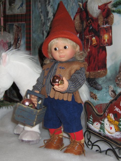 Новый год в семейке вихтелей. Куклы от Rosemarie Muller | Бэйбики Новый год в семейке вихтелей. Куклы от Rosemarie Muller (фото 9)