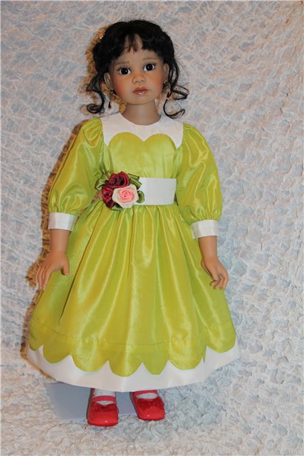 Шёлковое дефиле. Новые наряды для кукол (фото 5)